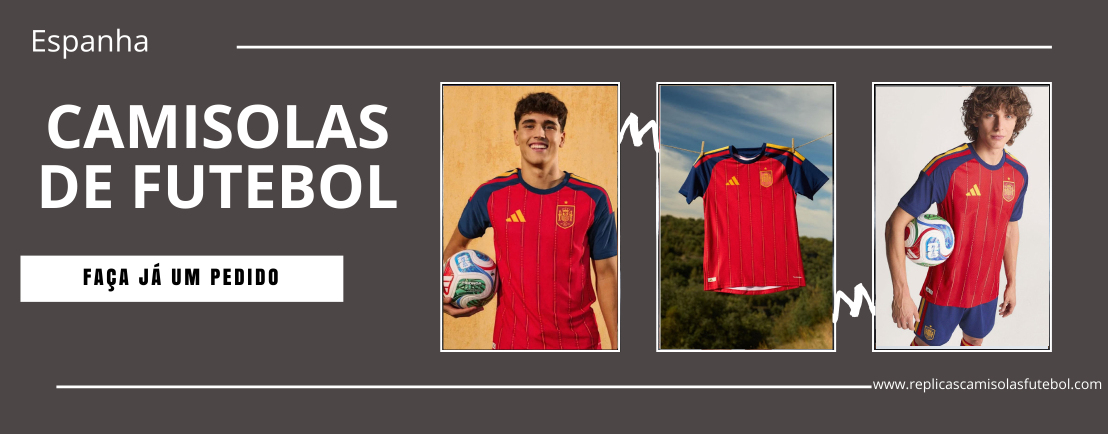 Camisolas do Espanha replicas 2026